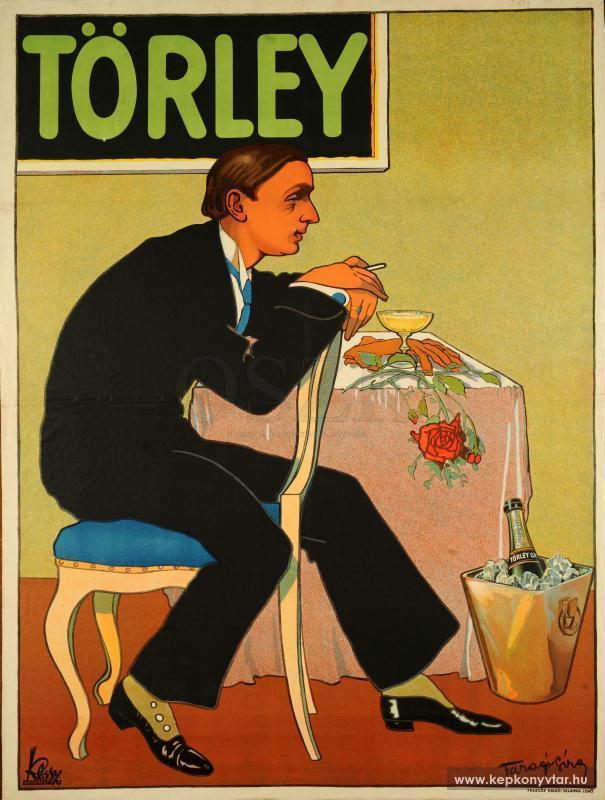  Törley, grafikai plakát 1909