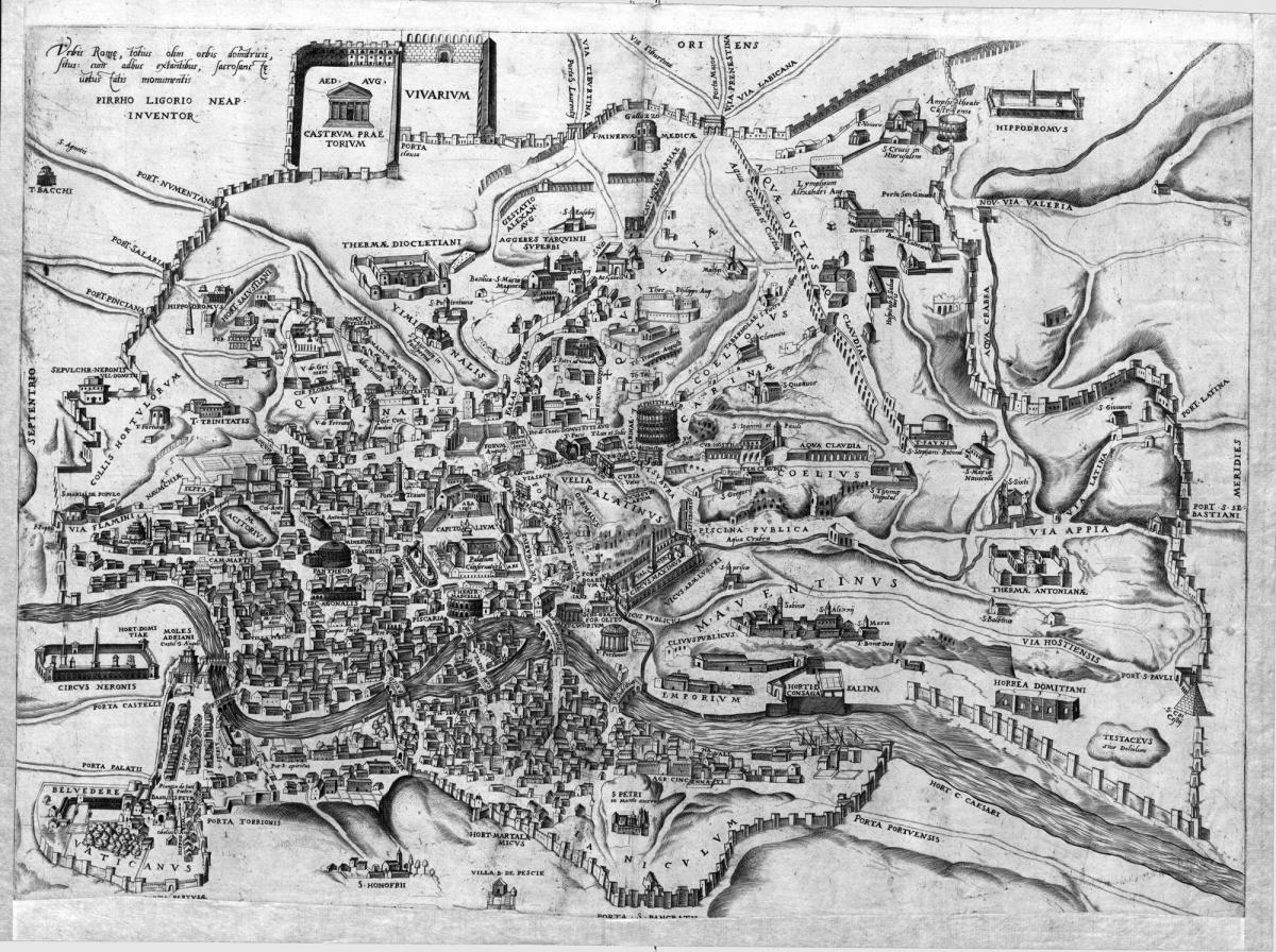 ókori róma térkép Országos Széchényi Könyvtár ókori róma térkép