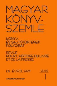 Hungarian Book Review 2015/1–4.